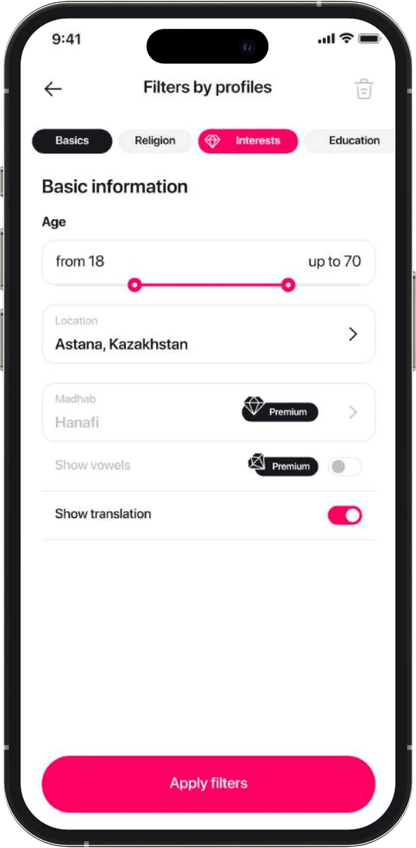Step 02: Filter by what truly matters